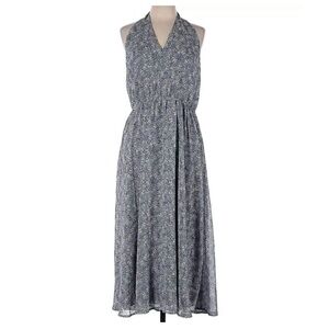 NEW Banana Republic Factory Women’s Casual Print Halter Dress Size Large NWT